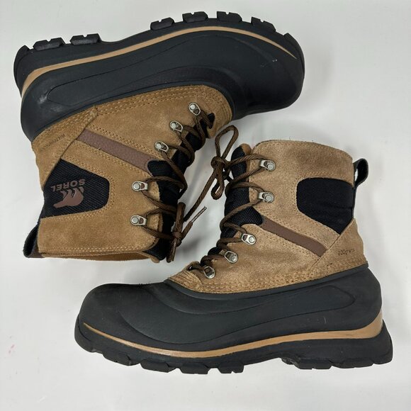 SOREL Men's Buxton Lace Waterproof Boot - Delta, Black - 7 - Picture 4 of 16